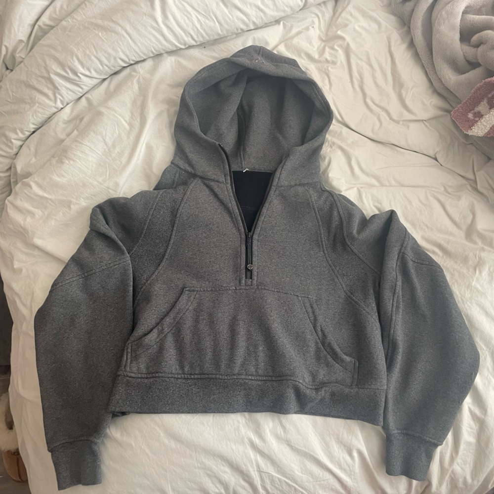 Lululemon quarter zip scuba hoodie